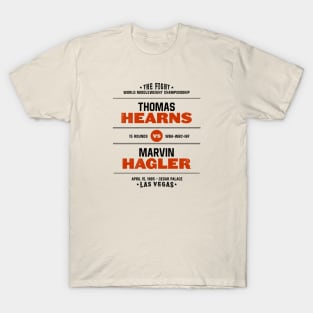 Hearns vs. Hagler T-Shirt